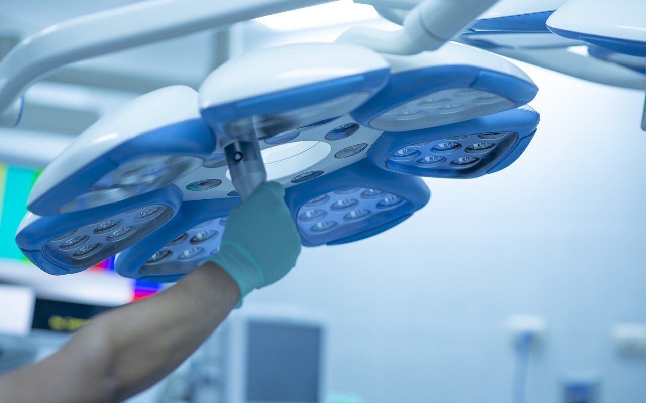 hand, lamp operating room, surgery